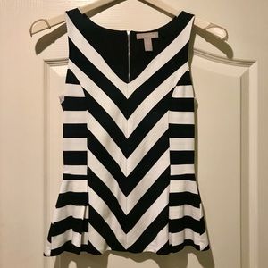 Banana Republic Peplum Top 4 Tall